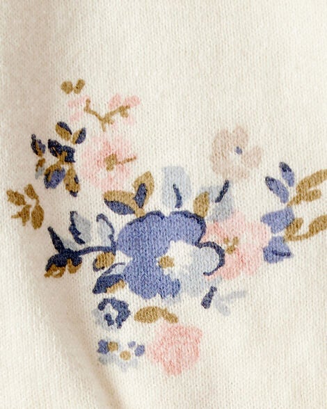  Product image 4 of Baby 2-Piece Organic Cotton Floral-Print Sweater Set
