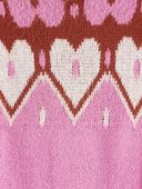 Pink - Baby Heart Mohair-Like Sweater, Selected