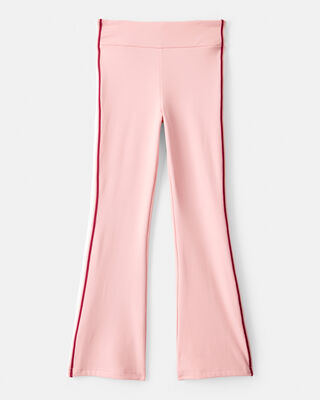 Product image 2 of Girls Knit Flare Active Pants - Pink