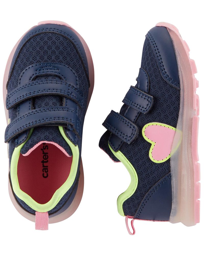 Carter's Heart Athletic LightUp Sneakers