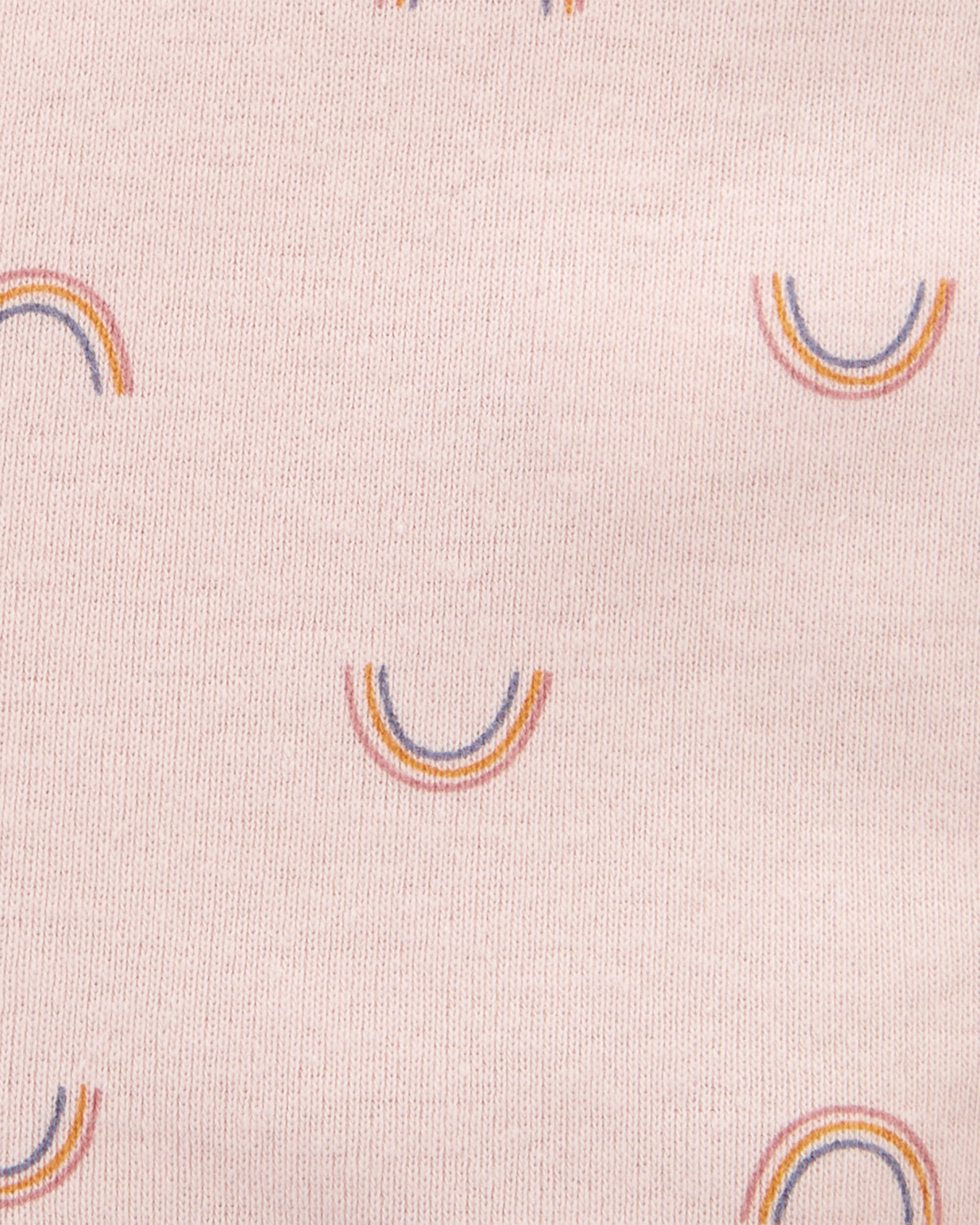 Baby Girl Preemie Rainbow Cotton Tank - Pink