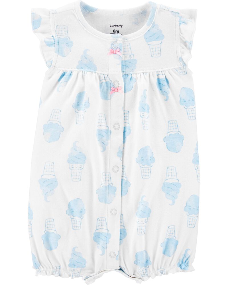 Ice Cream Snap Up Romper Carters Com