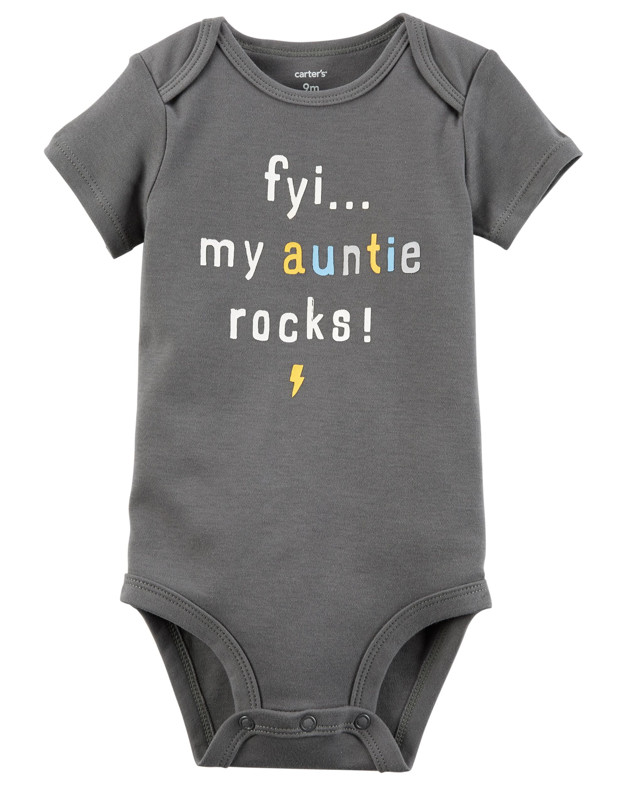 my aunt rocks onesie
