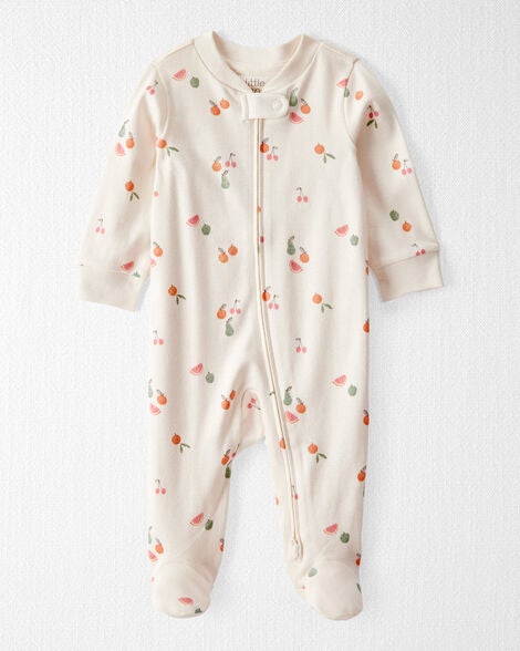  Product image 1 of Baby Organic Cotton Fruit-Print Sleep & Play Pajamas