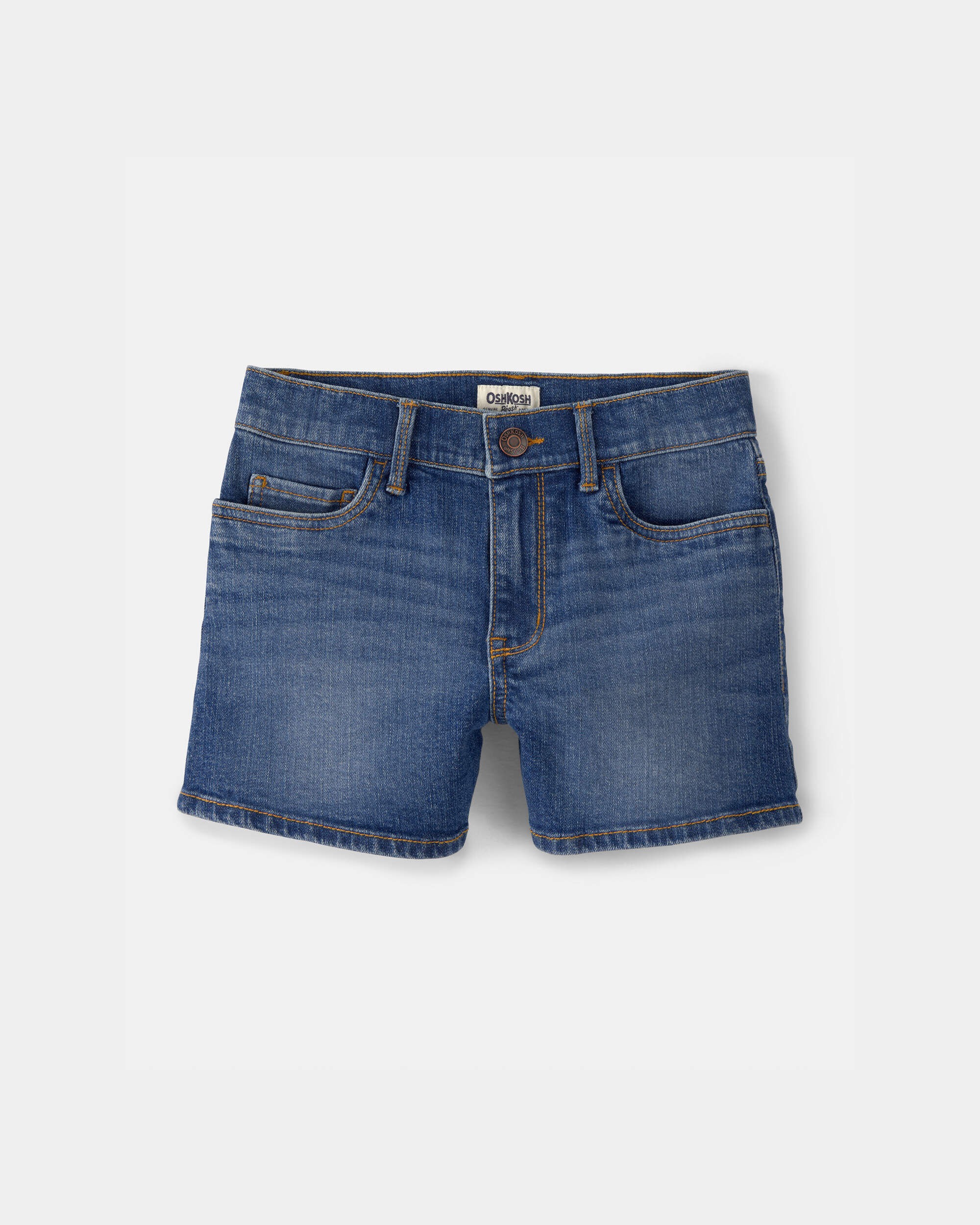OshKosh Bgosh Girls Denim Midi Shorts - Dark Wash 10 Blue 13$