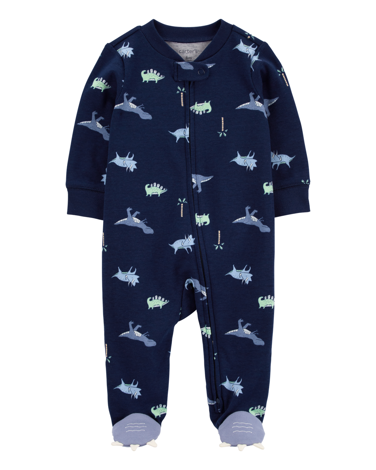 Baby Dinosaur 2 Way Zip Cotton Sleep Play Pajamas Carter s Carter s