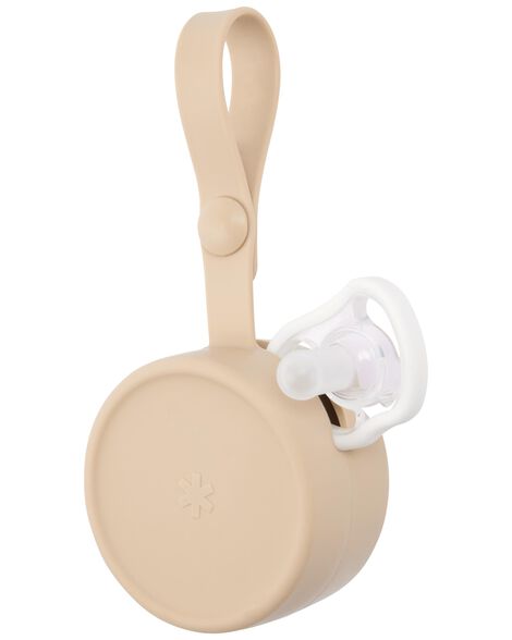  Product image 3 of Silicone Pacifier Holder - Oat
