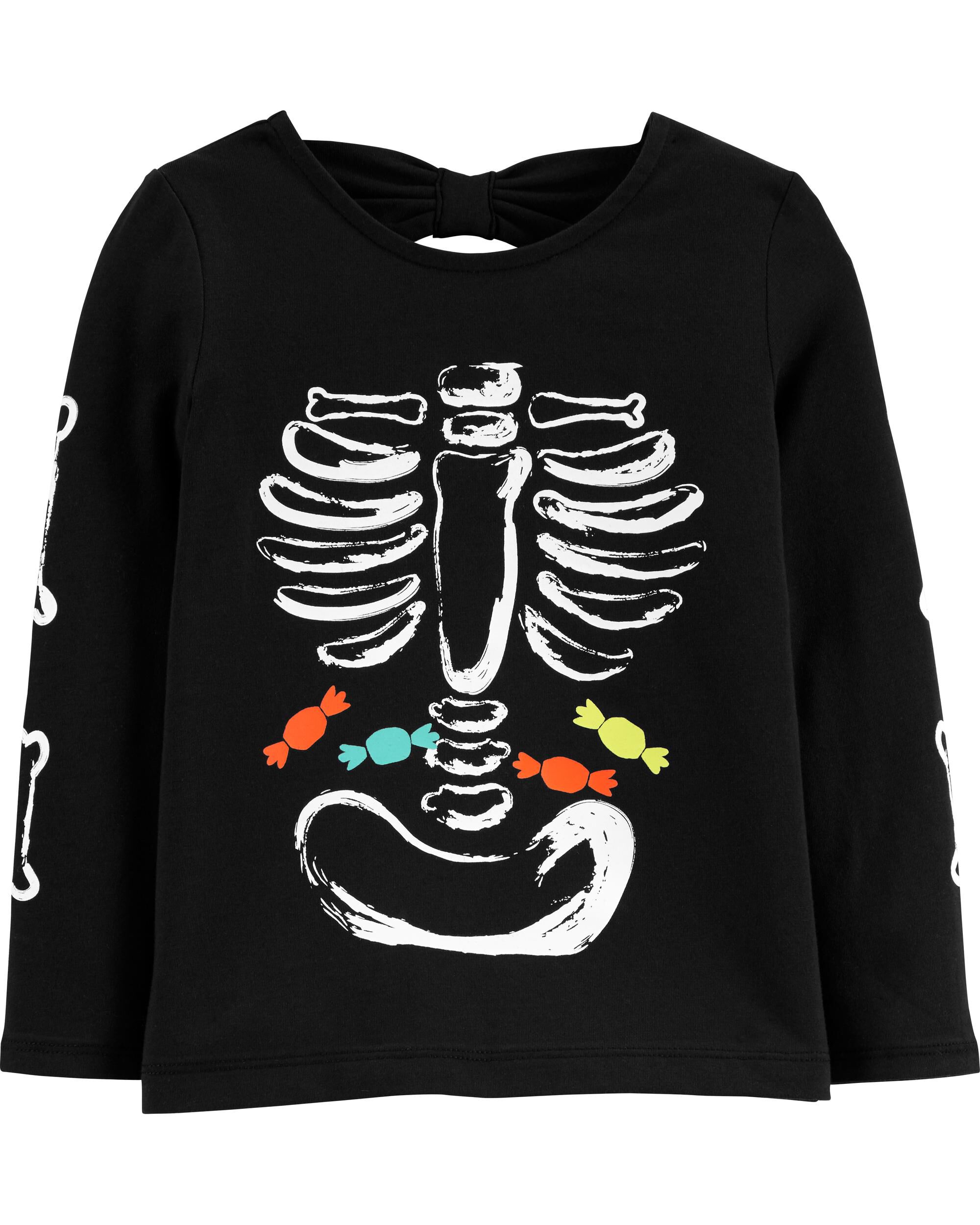 Skeleton Halloween Toddler Long Sleeve T-shirt