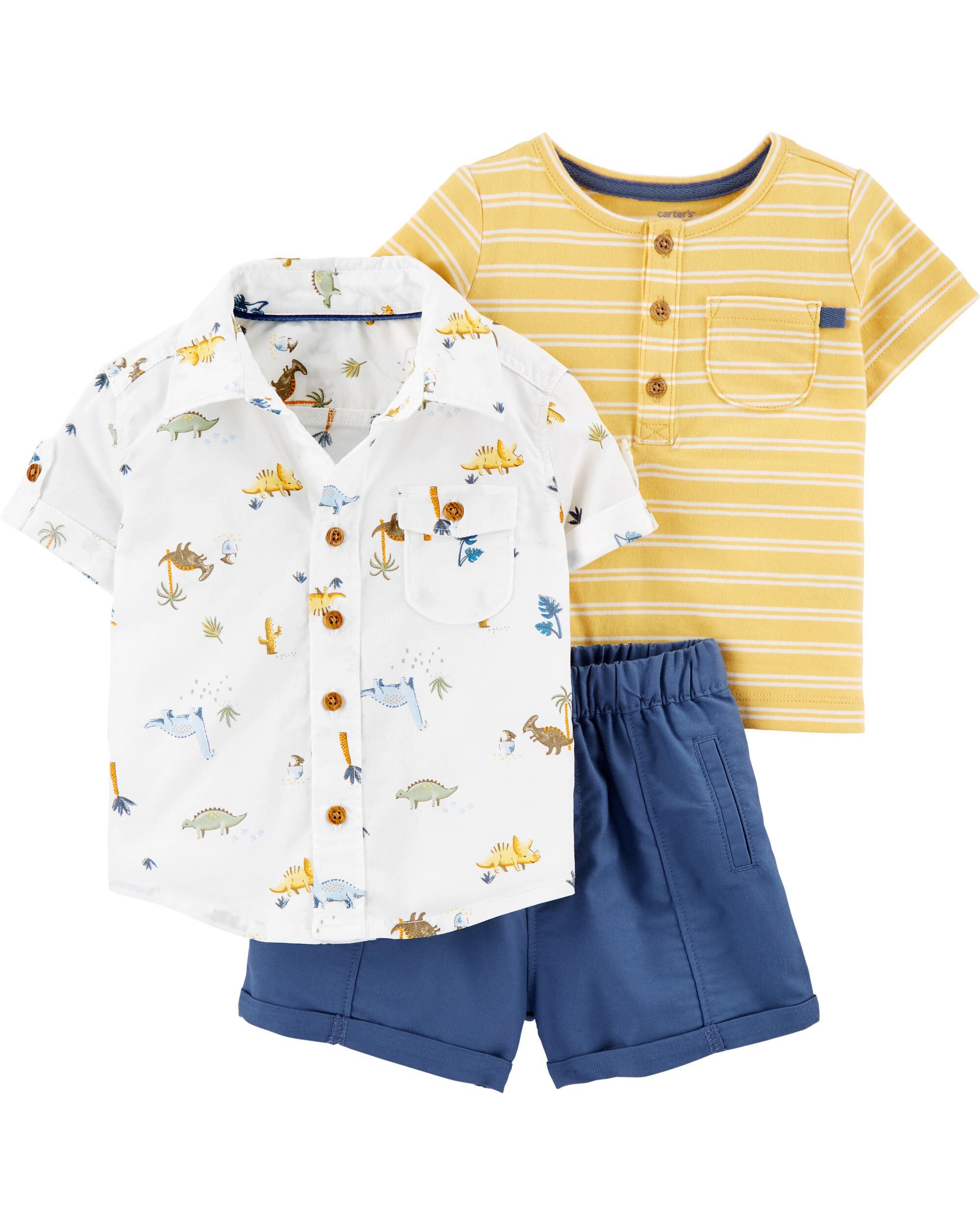 carter's dinosaur 3 piece