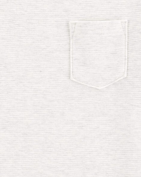  Product image 2 of Kid Short-Sleeve Pocket Tee - Light Grey