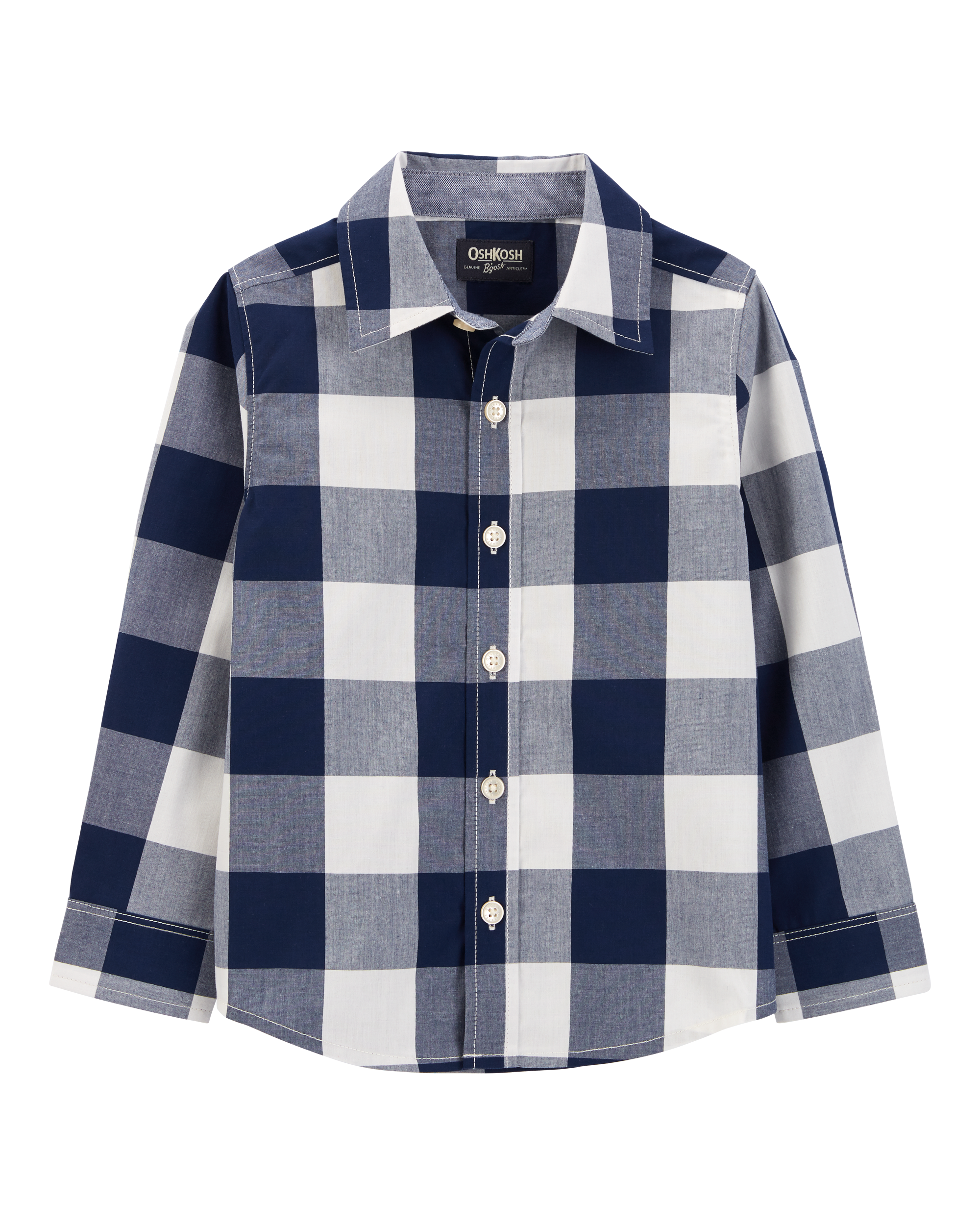 Toddler Plaid Button-Front Shirt
