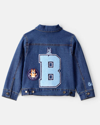 Product image 2 of Toddler Bluey Denim Jacket - Blue
