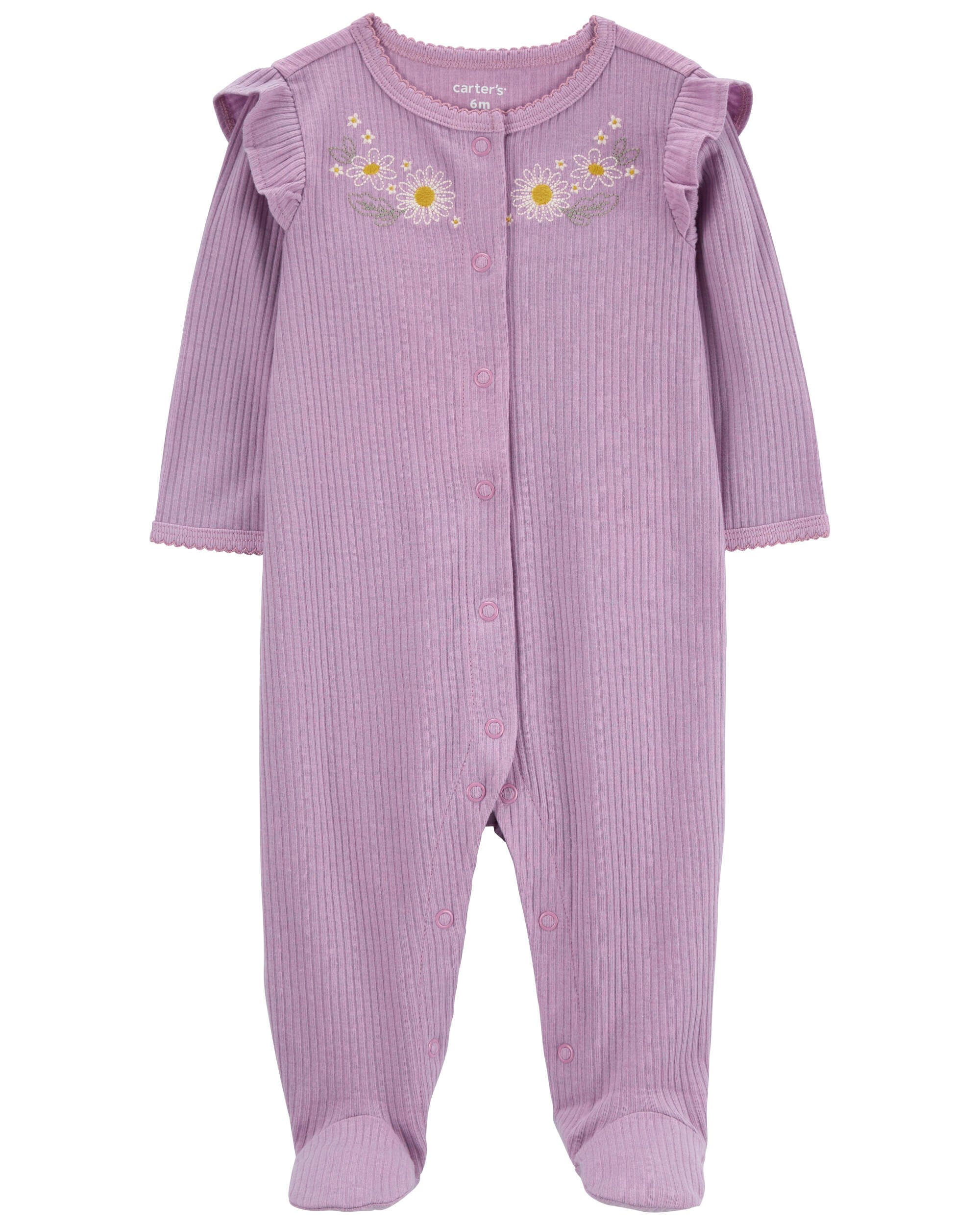 Baby Monster Snap-Up Cotton Sleep & Play Pajamas - Carter's