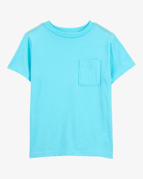  Product image 1 of Kid Solid Short-Sleeve Tee - Blue