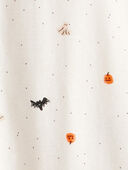 Baby 1-Piece Halloween 100% Snug Fit Cotton Footie Pajamas - Ivory