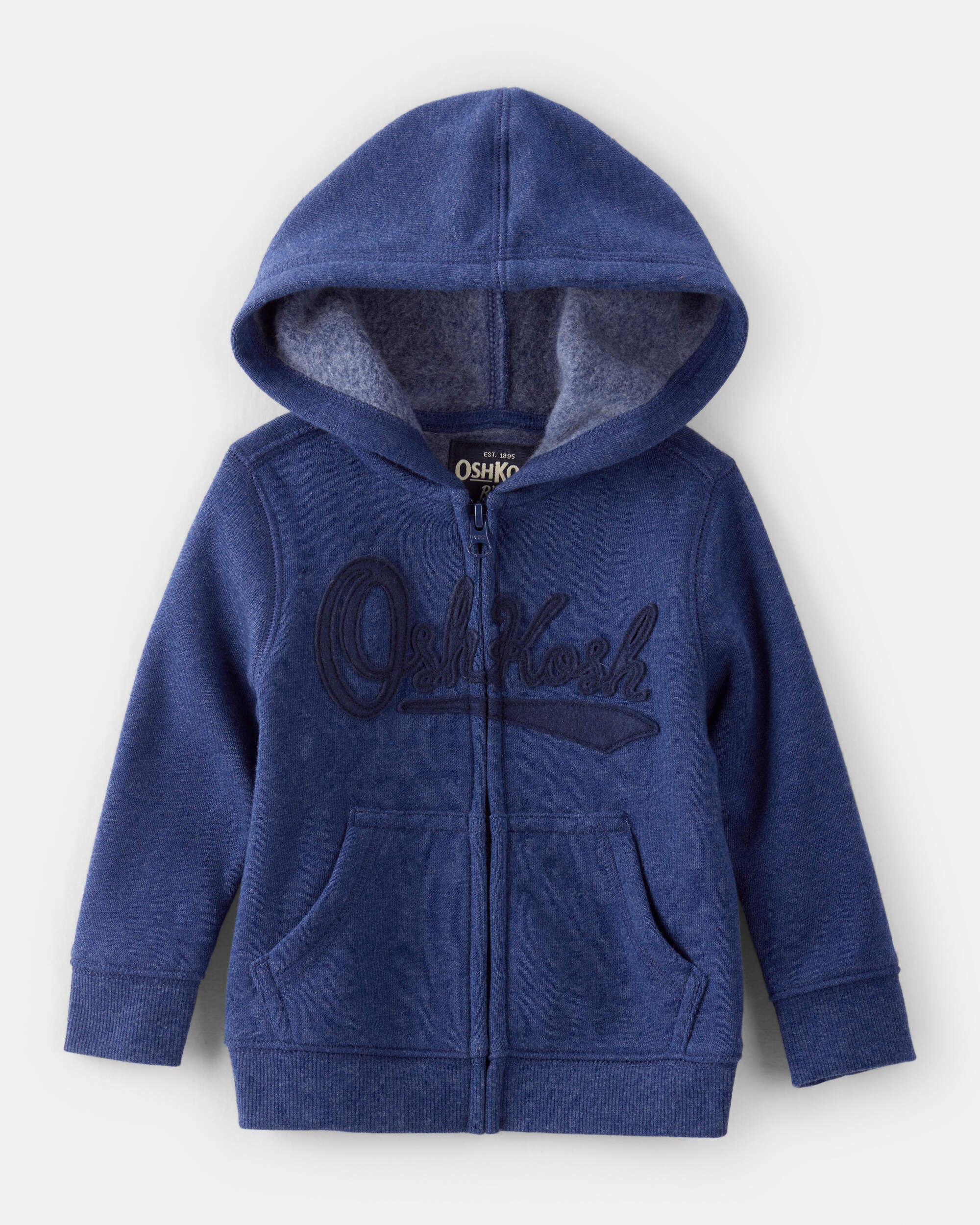 数量限定価格!! Blue - Jacket Zip Logo Fleece OshKosh Baby - Carter's | OshKosh パーツ