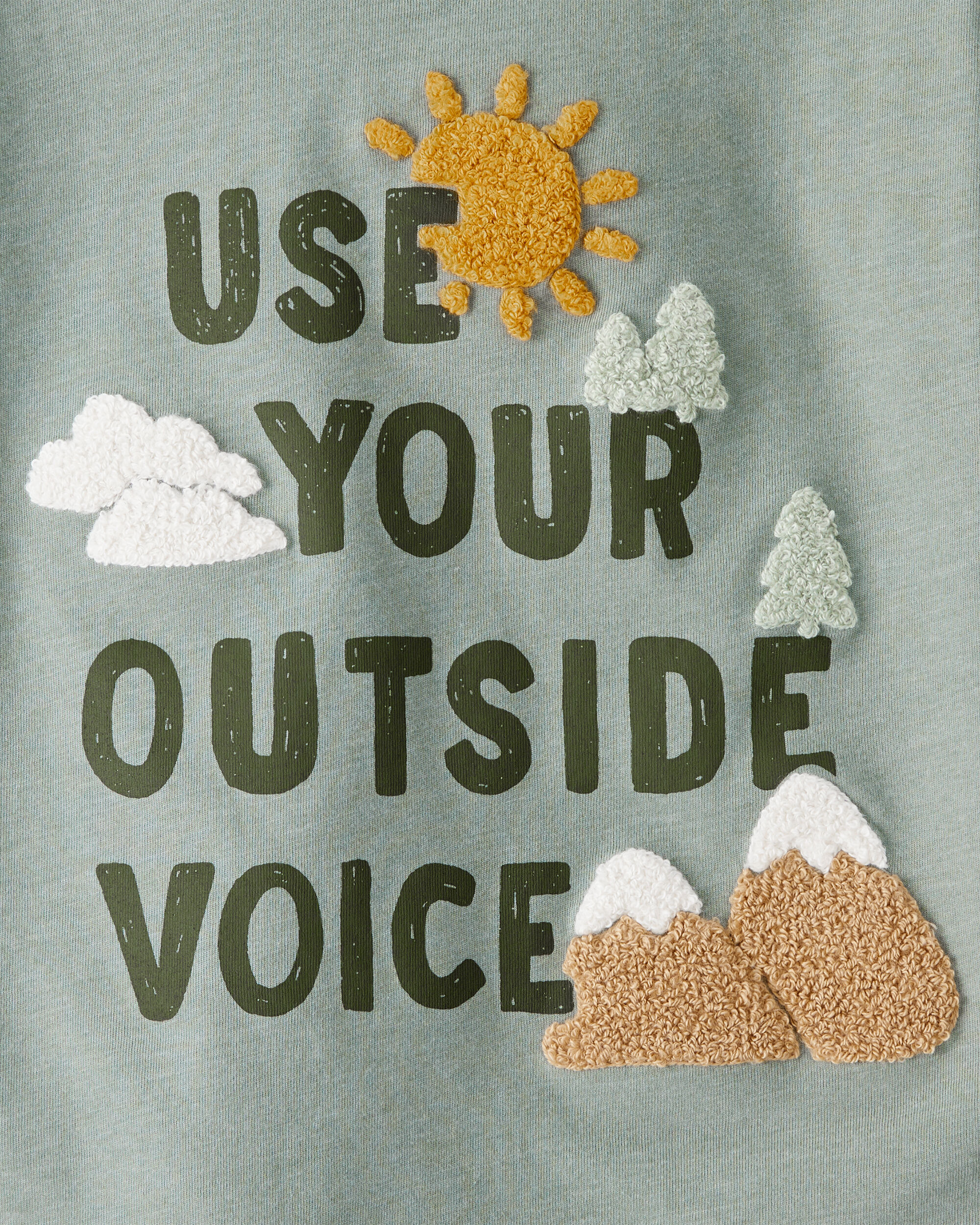 Toddler Boy Outdoor Voice Short-Sleeve Graphic Tee - Green