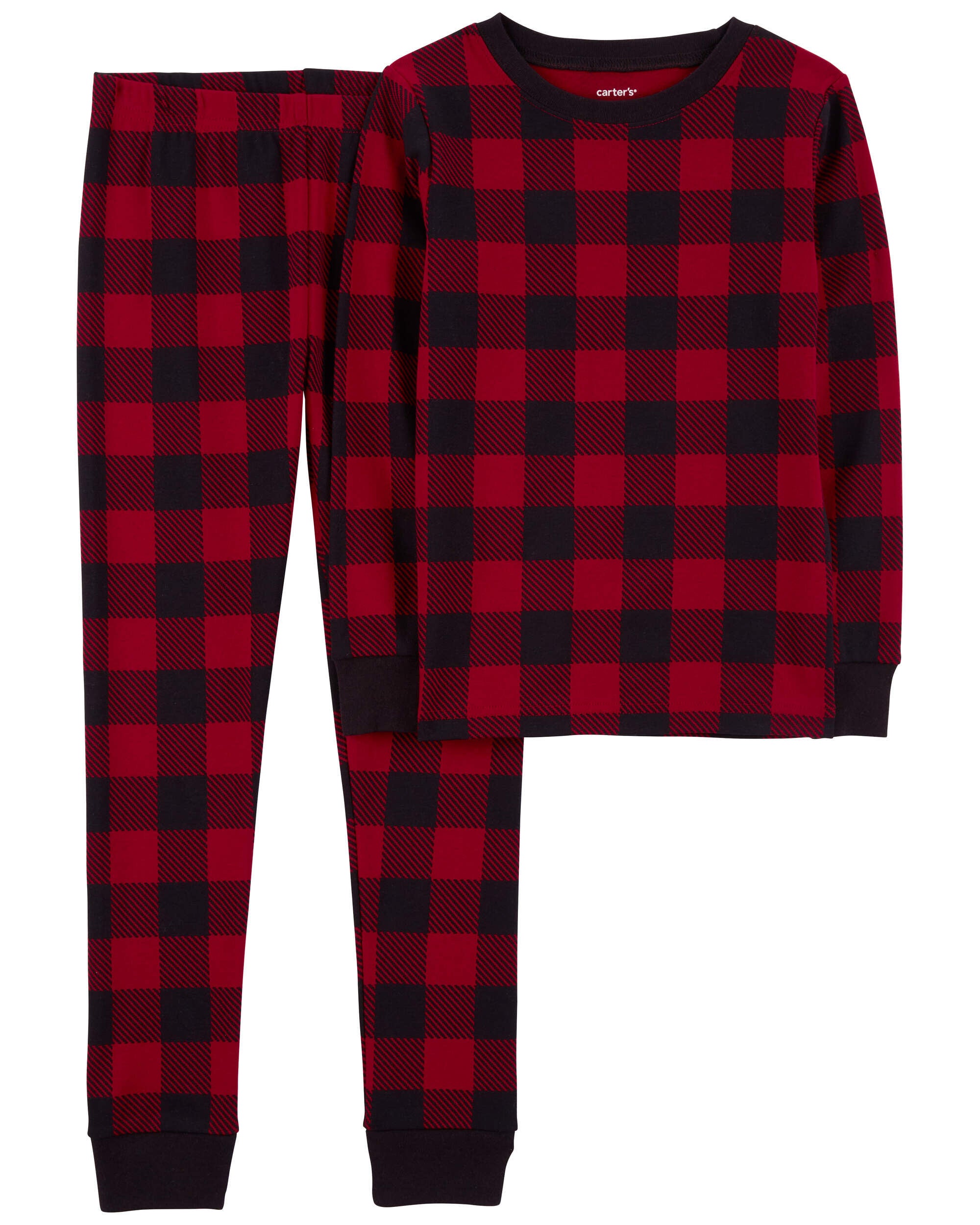 Carter's buffalo plaid dress top