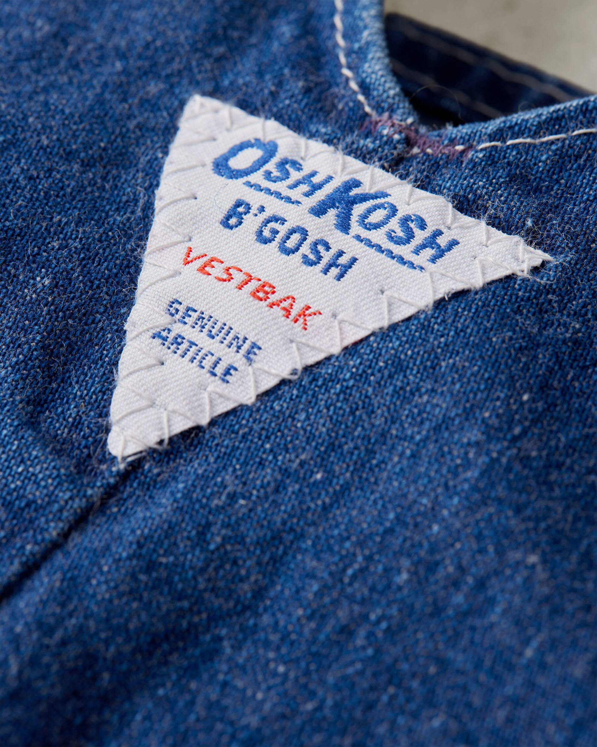 Baby 6M Rare Vintage Dark Denim Footie Overalls from the OshKosh Archive Release