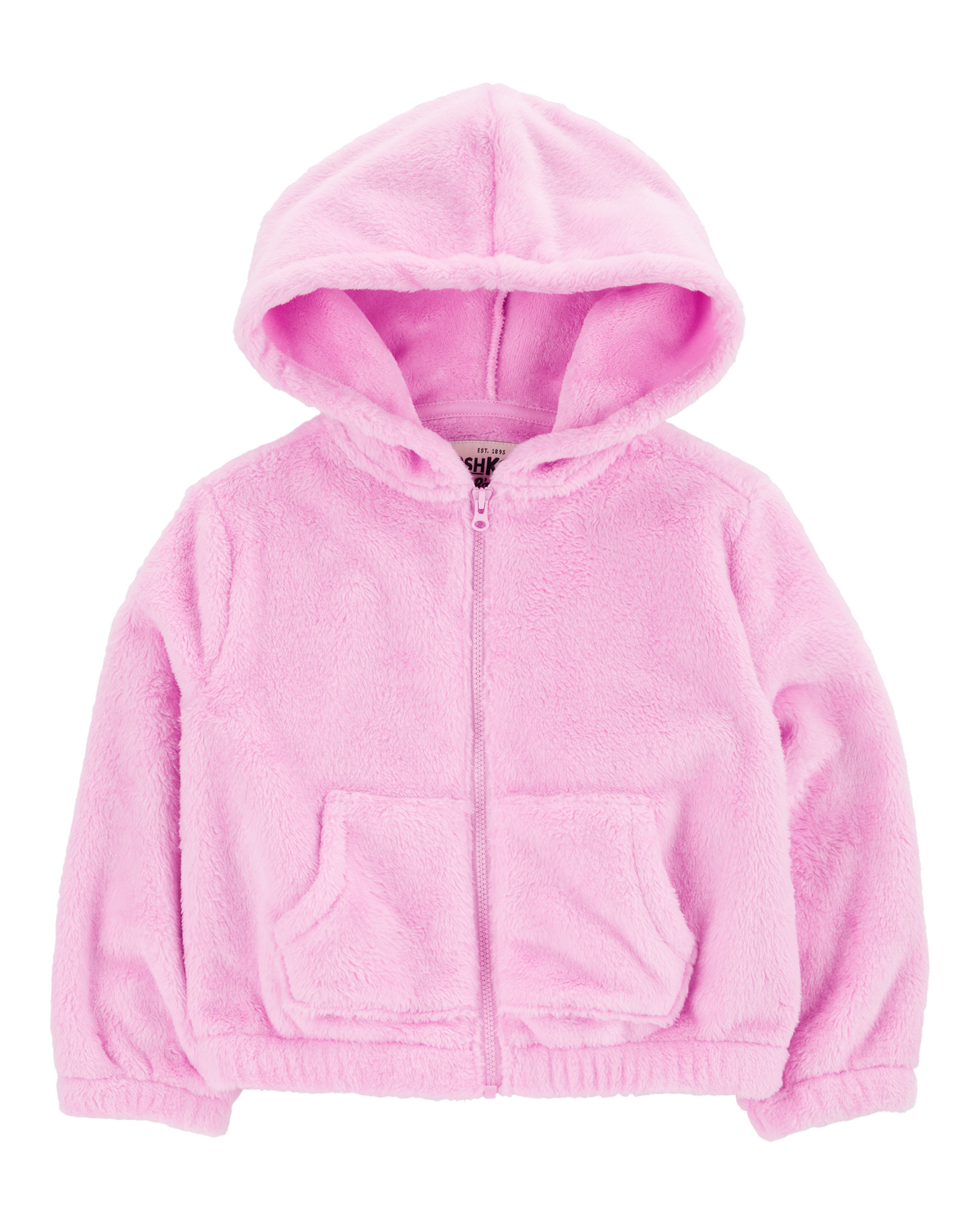 Oshkosh B gosh Toddler Girls Velour Zip Up Jacket Pink 5T Pink