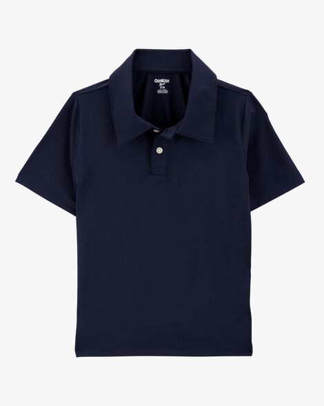  Product image 2 of Kid 2-Pack Active Uniform Polo Shirts in Moisture Wicking BeCool™ Fabric - Navy