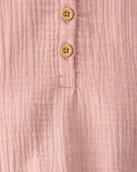 Product image 4 of Toddler Organic Cotton Gauze Overalls