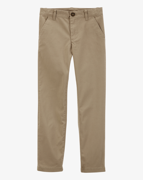 kid flat-front pants