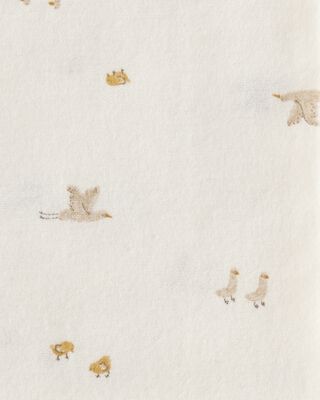 Product image 2 of Baby 4-Pack Stork Print Receiving Blankets - Yellow