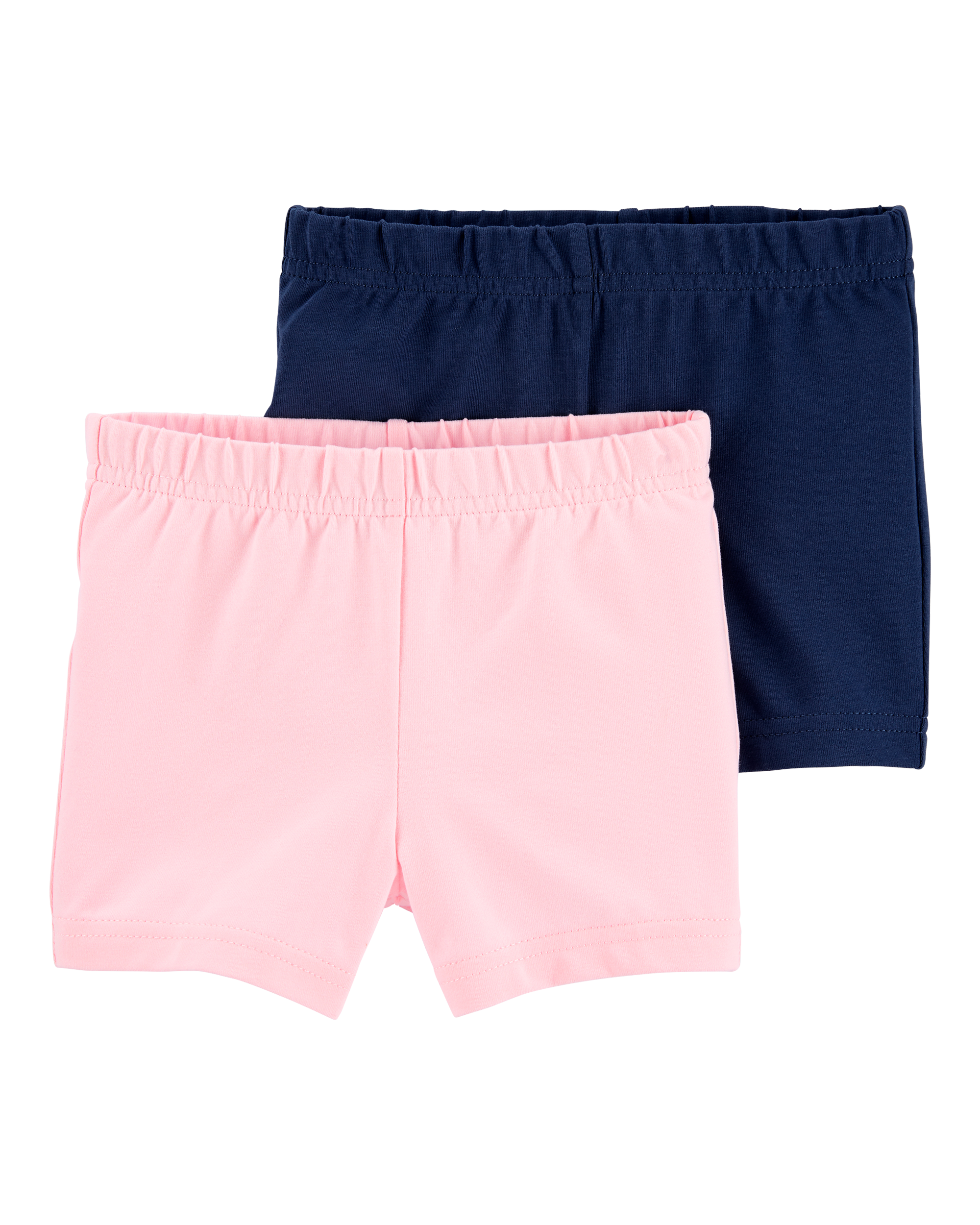 Kid 2-Pack Pink & Navy Shorts