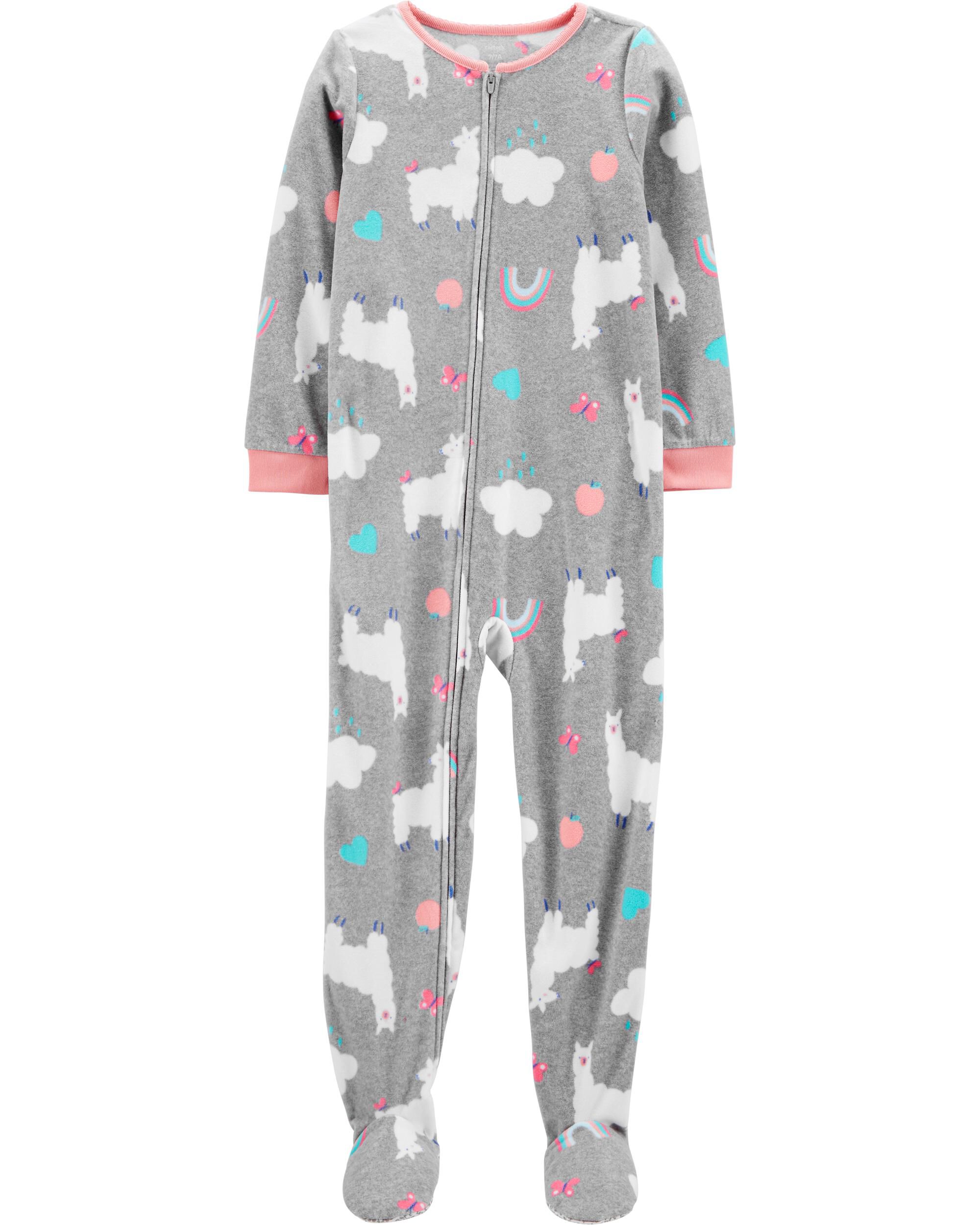 12 Months Carter/'s Baby Girls Animal Print 2 Piece Pajama Set Size 6-9 Months