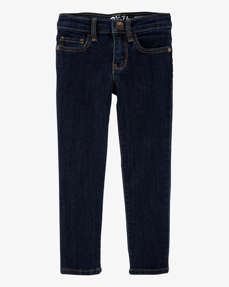 Toddler Dark Blue Wash Super Skinny-Leg Jeans