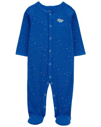 Baby Dinosaur Snap-Up Thermal Sleep & Play Pajamas