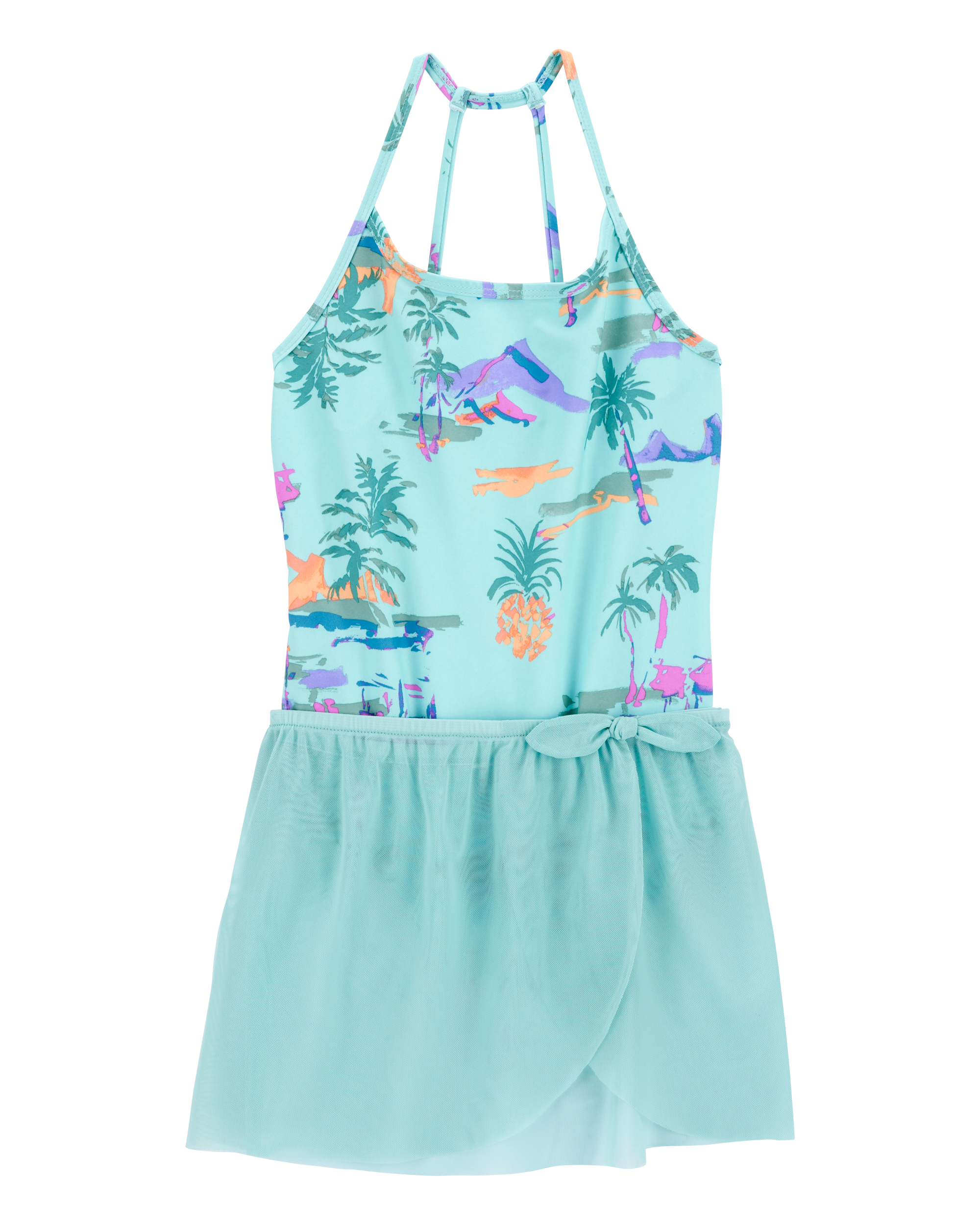 Kid  Tropical 1-Piece and Sarong Set
