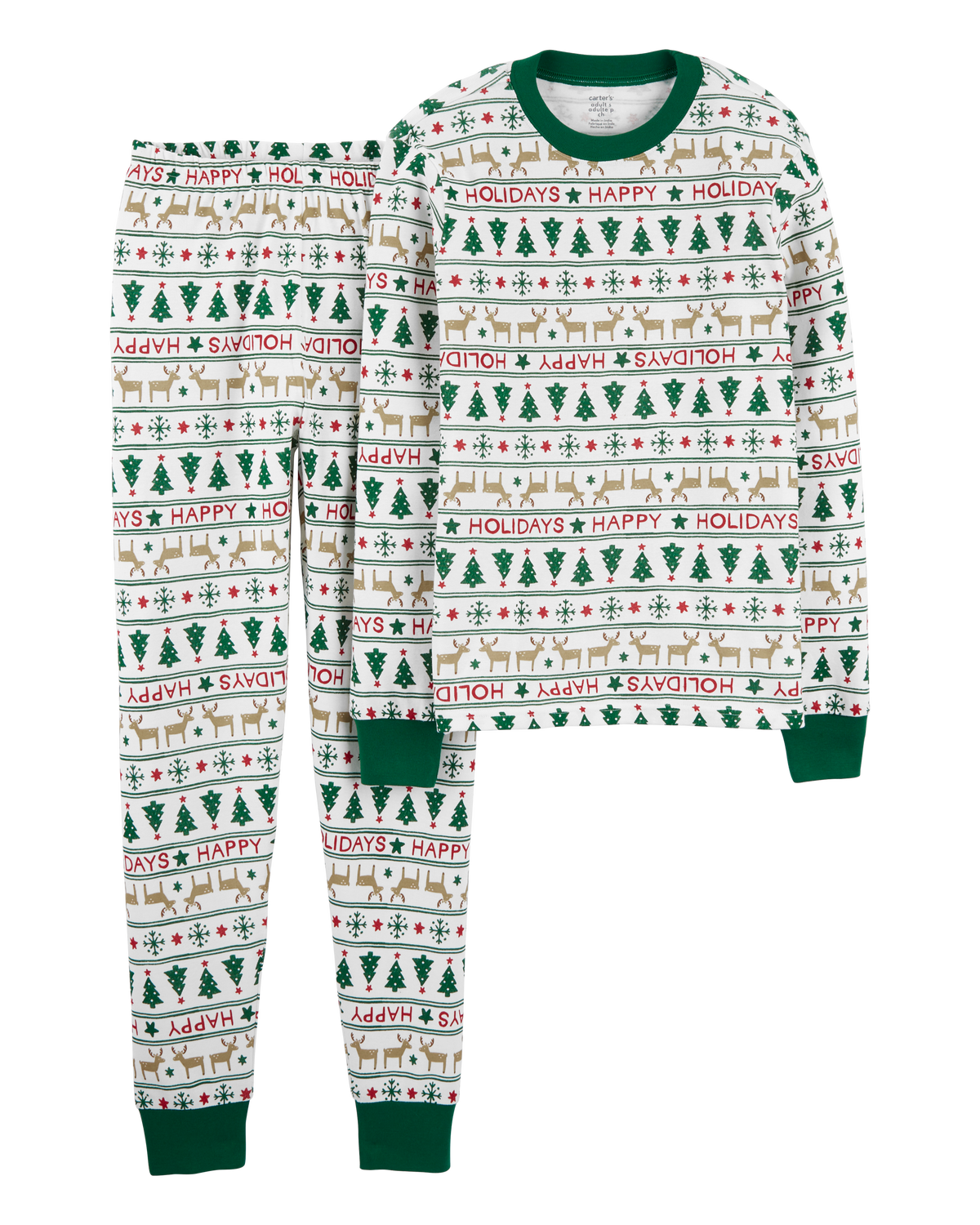 Carters adult pajamas size chart 2025