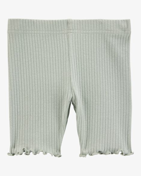  Product image 4 of Toddler Ribbed Bike Shorts - Green