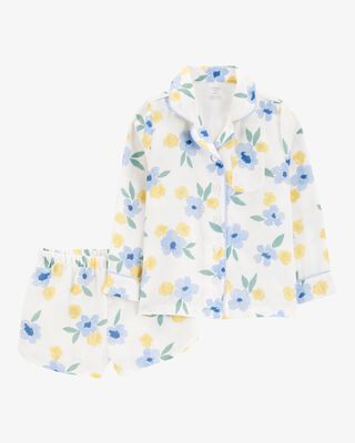 Product image 1 of Kid Floral Loose Fit 2-Piece Pajamas