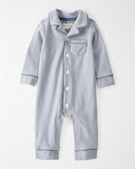  Product image 1 of Baby Striped Organic Cotton Coat Style One Piece