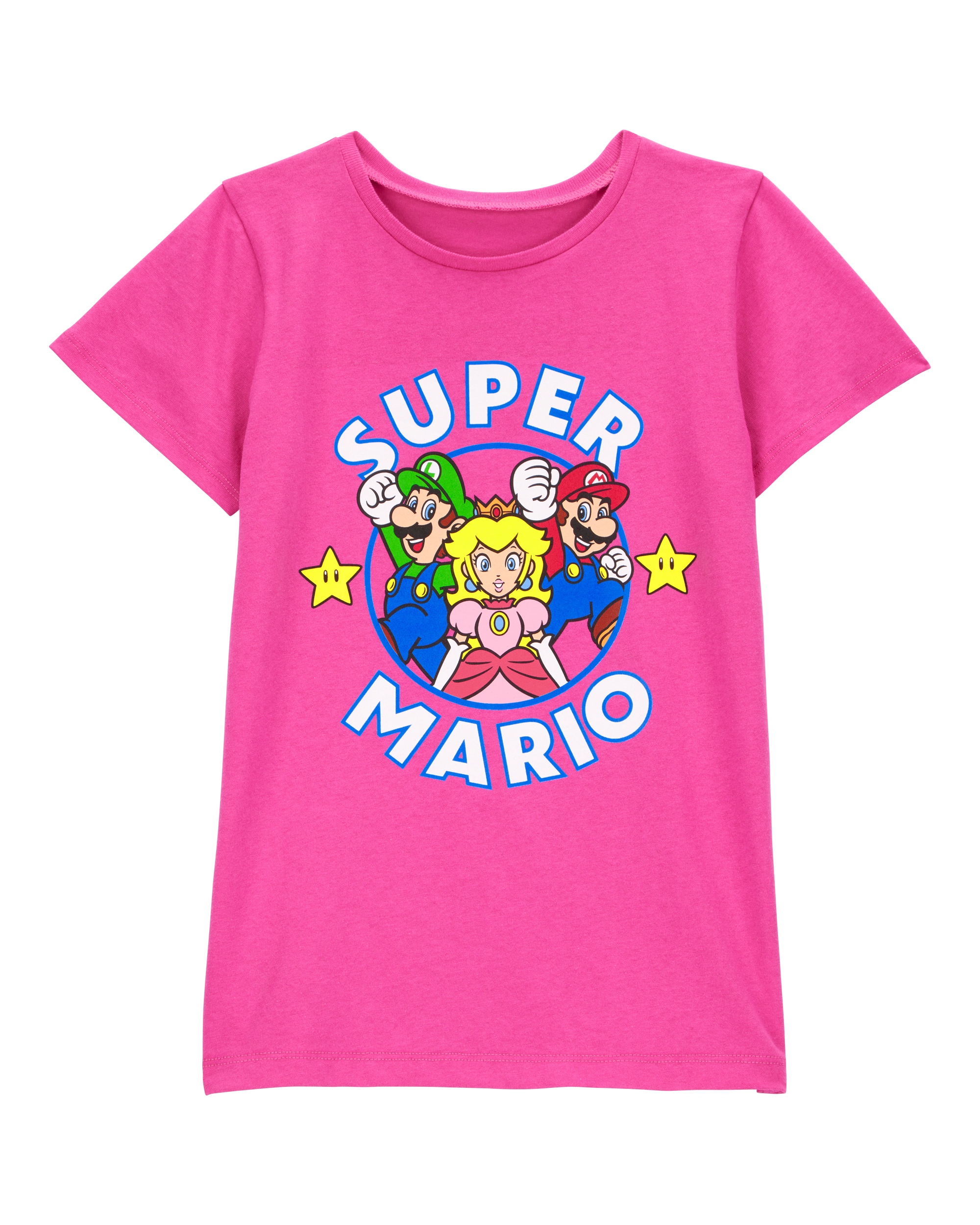 Girls Super Mario™ Short-Sleeve Graphic Tee - Pink