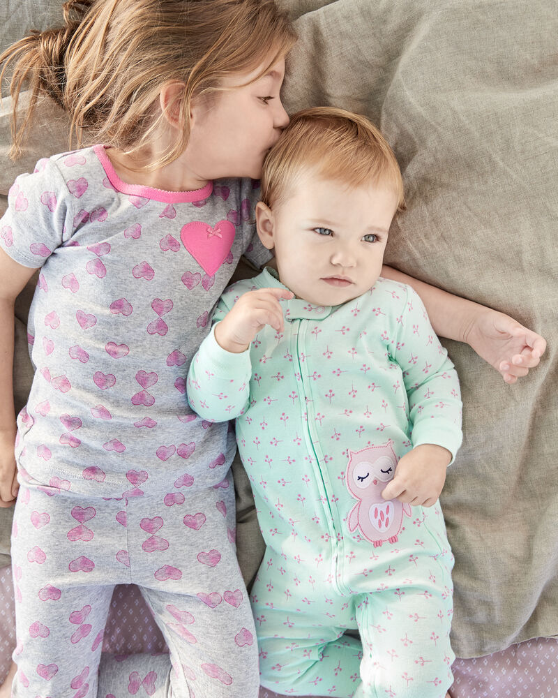 2Piece Certified Organic Snug Fit Cotton PJs