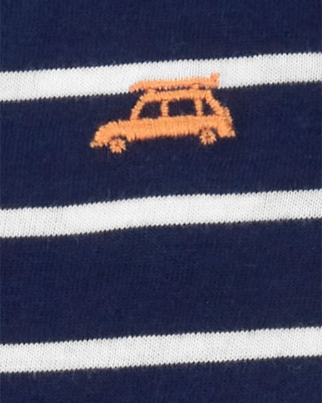 Product image 3 of Baby Striped Car Cotton Romper