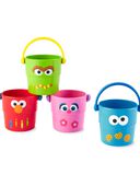 Multi - Sesame Street Stack & Pour Bath Buckets, Selected