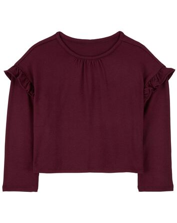 Toddler Cozy Red LENZING™ ECOVERO™ Jersey Top