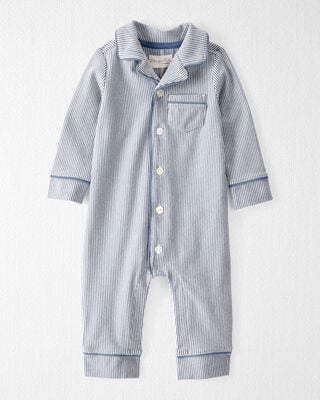 Product image 1 of Baby Striped Organic Cotton Coat Style One Piece