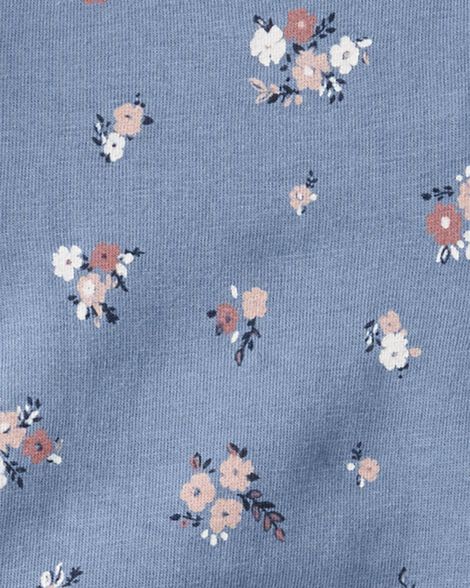  Product image 4 of Toddler Long-Sleeve Ruffle Dress Made with Organic Cotton in Floral Print