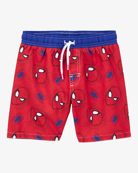  Product image 1 of Kid Marvel™ Spider-Man Swim Trunks - Red/Blue