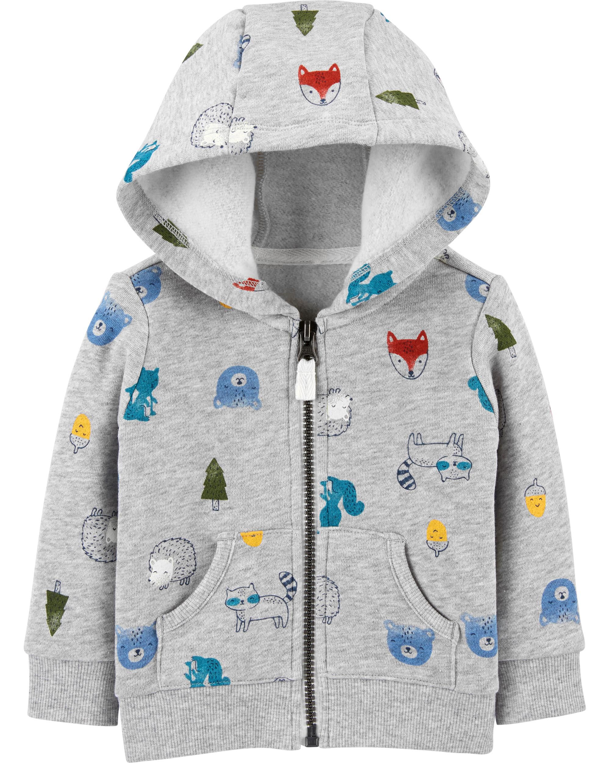 Zip-Up Fleece Hoodie | carters.com