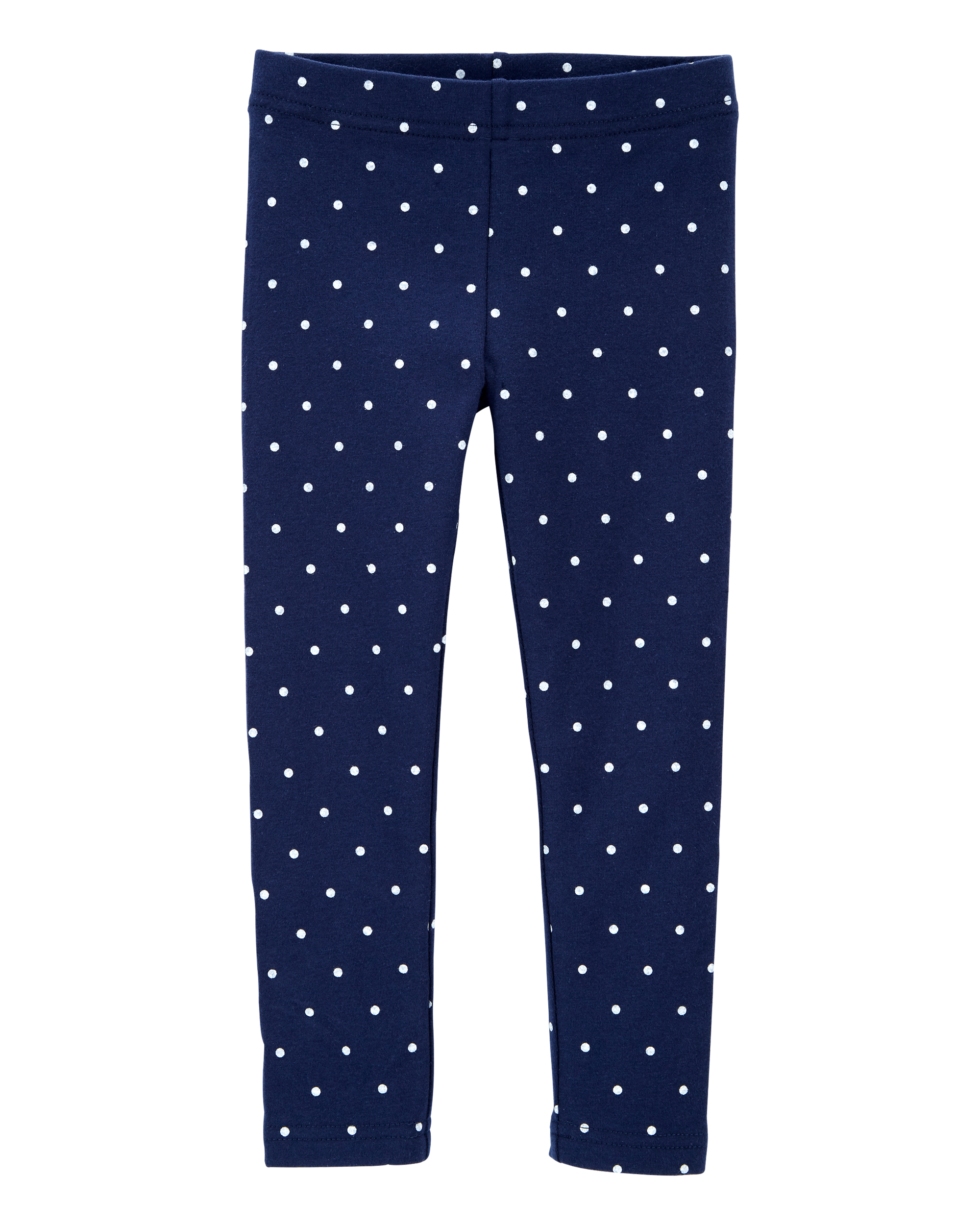 Baby Polka Dot Cotton Stretch Leggings