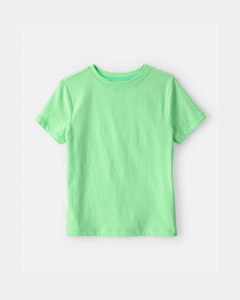 kid solid t-shirt - green