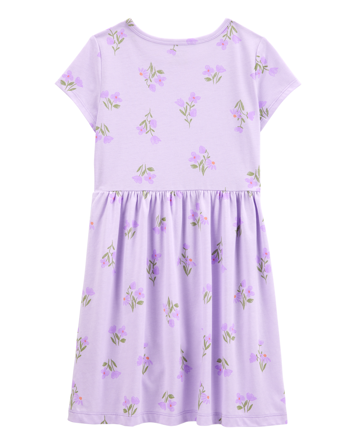 Kid Floral Short-Sleeve Dress - Floral