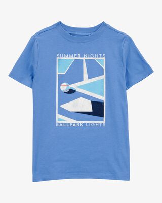 Product image 1 of Kid Baseball Short-Sleeve Graphic Tee - Blue